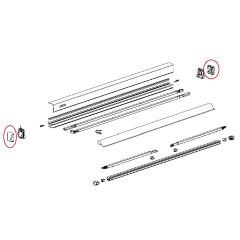 Thule Endcap Main Housing Bottom L+R 3200