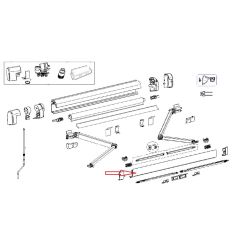 Thule Lead Rail 5200 2.30 Geanodiseerd