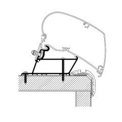Thule Carthago Malibu/Fendt Adapter >2022 350