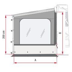 Fiamma Side W Pro F65/F80 Ducato
