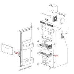 Thetford Handvat met Slotplaat T1090 