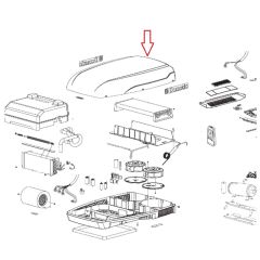 Dometic B2200 Afdekkap Wit