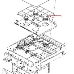 Thetford Minigrill Schroef Branderdeksel