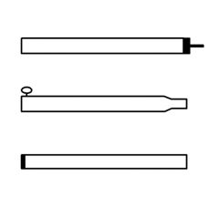 Campking tentstok 22/19 mm 180-250 cm Basic