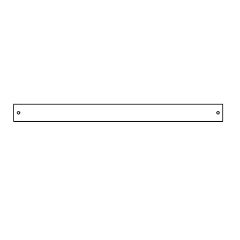 Campking rechte buis 28 mm. 90 cm. : CFRP
