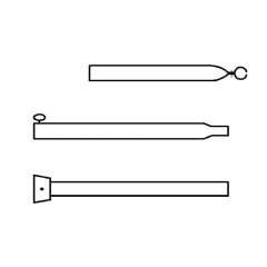 Campking Stormstok 22/19mm 170-250 + Klapvoet Basic