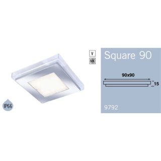 Frilight Opbouwspot Square 90 LED